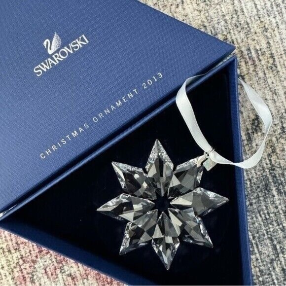 Swarovski Christmas Crystal Ornament 2013 NIB